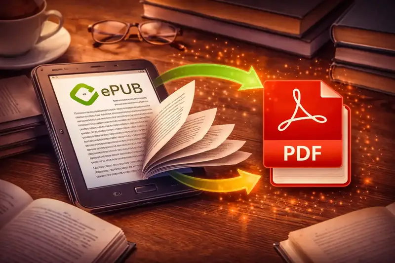 Ebook Converter: Convert Between EPUB, PDF, FB2, Markdown &amp; More in Your Browser