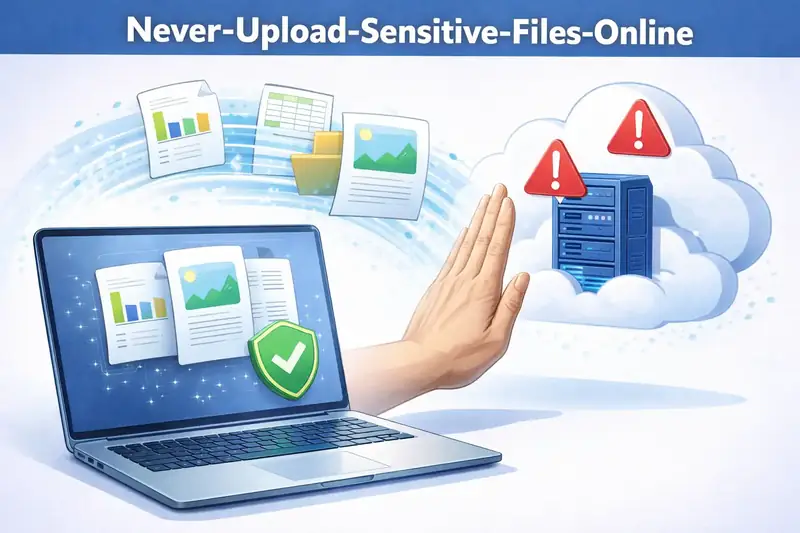 Why You Should Never Upload Sensitive Files to Online Tools